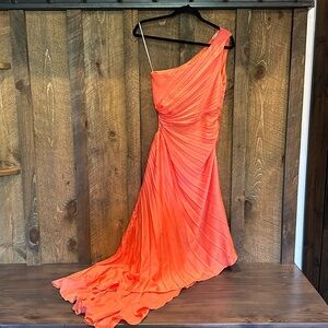 Corral asymmetrical one shoulder cut out dress